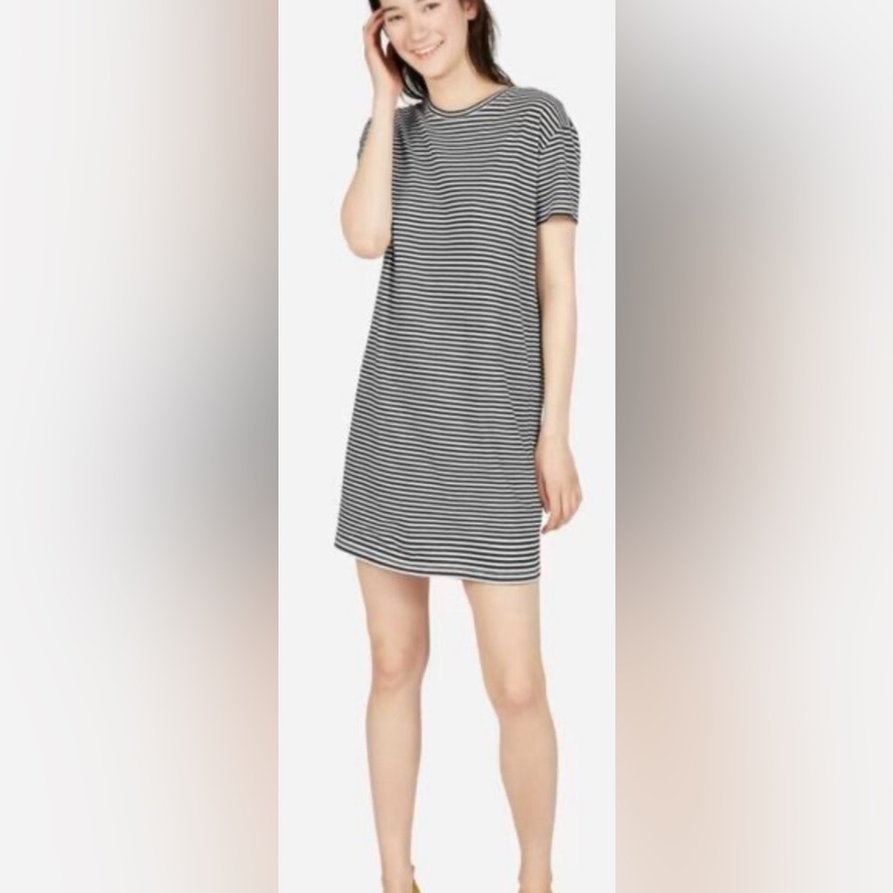 Everlane Cotton Box-Cut Tee Dress, Size Small
